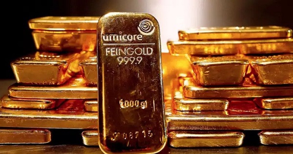 Image That Represents The Concept of GST Tax with Gold Biscuits.